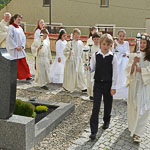 Erstkommunion in Dünzling, 11. Mai 2014